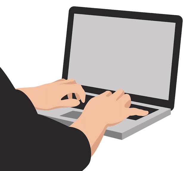 Learn touch typing and the home row keys Learn touch typing and the home row keys