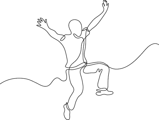 Students learning to read in the classroom can benefit from strategies Students learning to read in the classroom can benefit from strategies - outline of a man jumping for joy