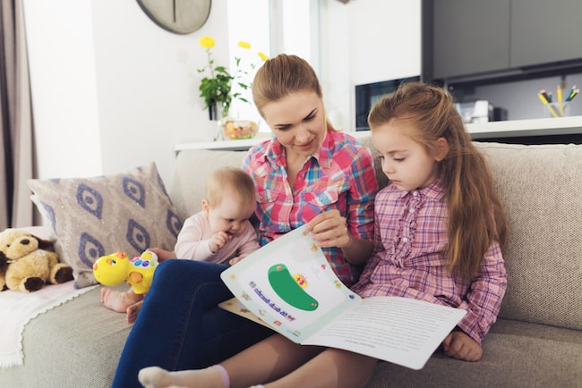 Fostering a love of books is important for literacy skills