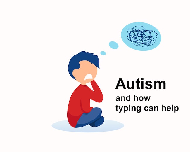 Autism and typing as a form of augmentative communication