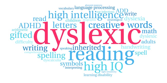 Specific learning differences like dyslexia Specific learning differences like dyslexia