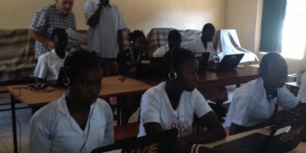Typing program success in Gambia